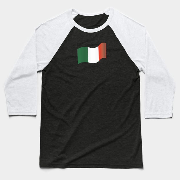 Italy Baseball T-Shirt by traditionation